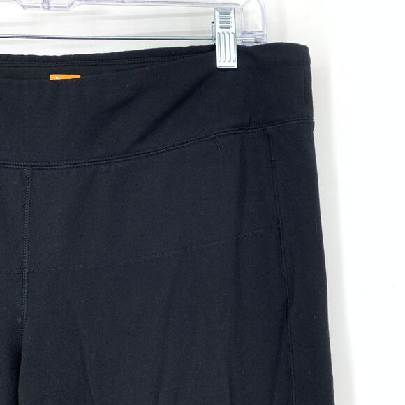 Lucy Activewear Power Flare Leg Yoga Pants Womens Size XL Black Pull On Waist - Picture 4 of 7